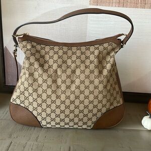 Gucci Brea Canvas Hobo